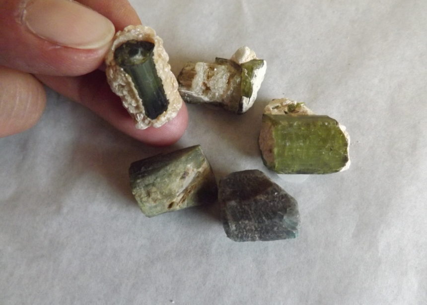 Tormalina verde o verdelite
