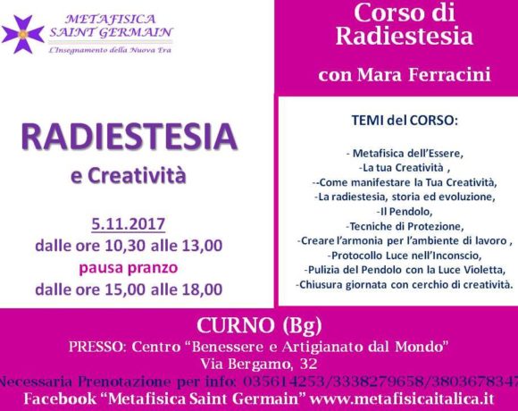 Mara Ferracini – Luce nell’Inconscio radiestesia metafisica