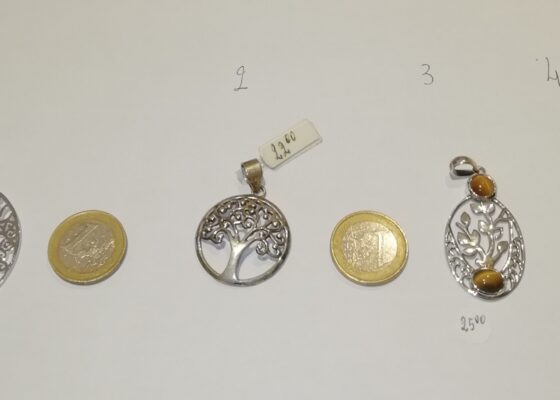 Ciondoli in argento albero della vita