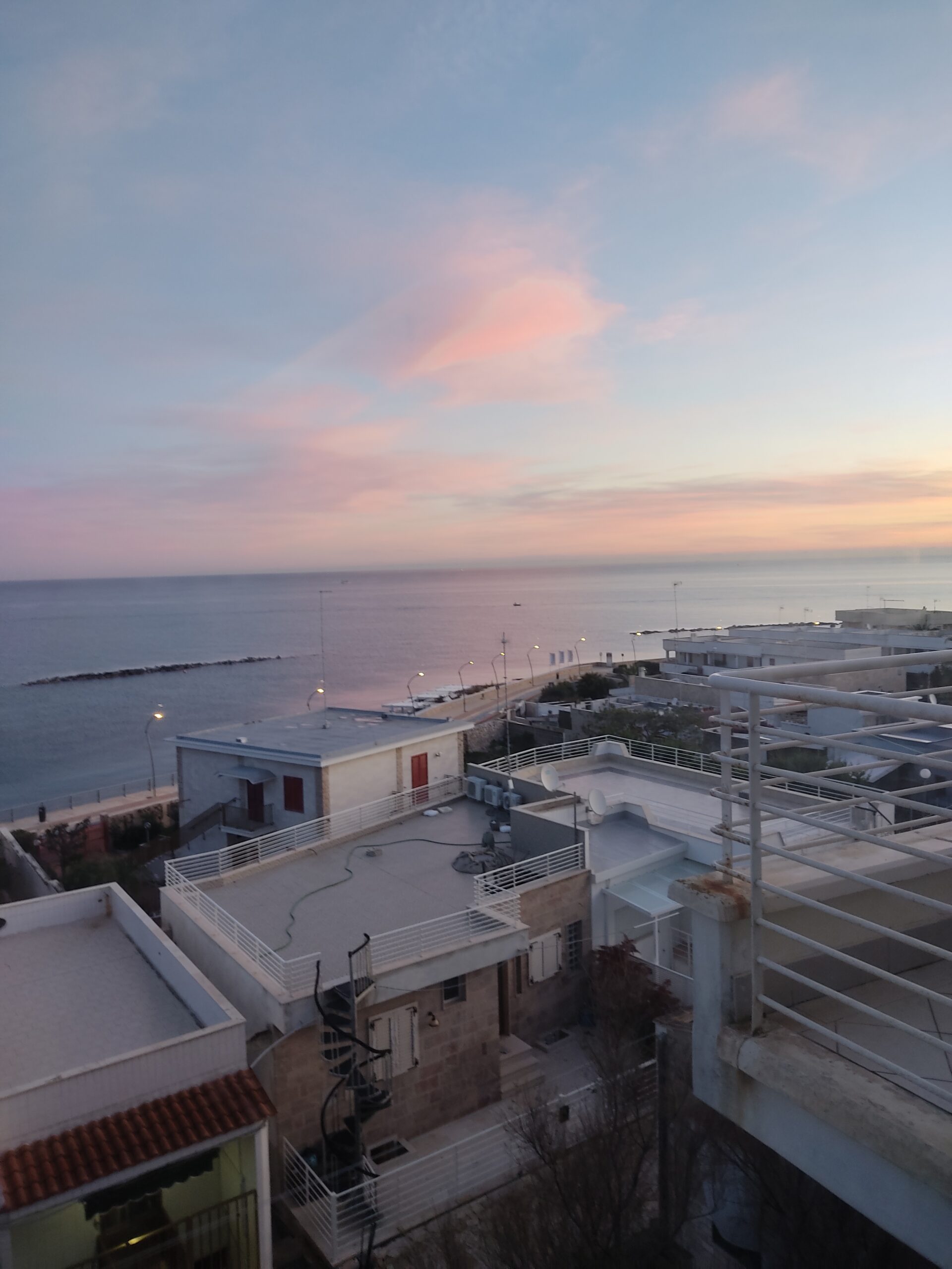 Alba dall'hotel